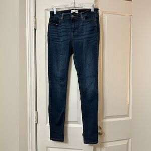 High Rise Dark Blue Jeans